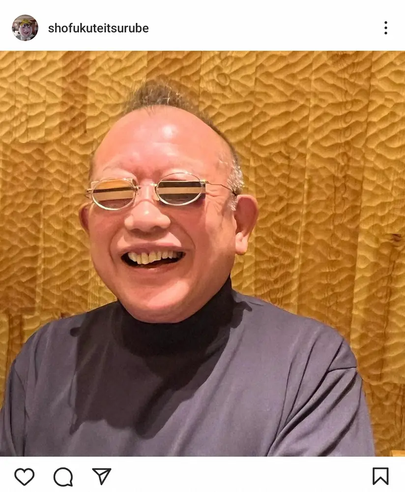 【画像・写真】笑福亭鶴瓶　打ち上げでのご陽気な写真に反響「ついに実写版ミニオンズ」「違和感ない」の声