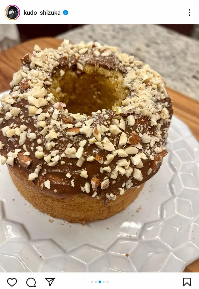 【画像・写真】工藤静香　「う～ん美味しい」SDGs！？熟れ過ぎたバナナを使った手作りケーキのレシピ公開