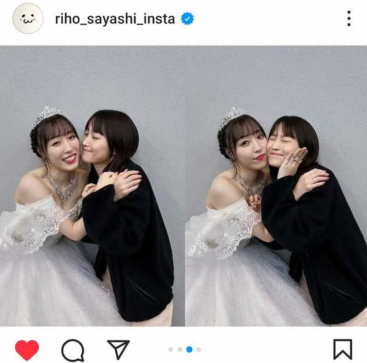 【画像・写真】元モー娘。の鞘師里保が卒業した譜久村聖をねぎらう　「ふくちゃん、お疲れ様。ゆっくり休むんだよ」