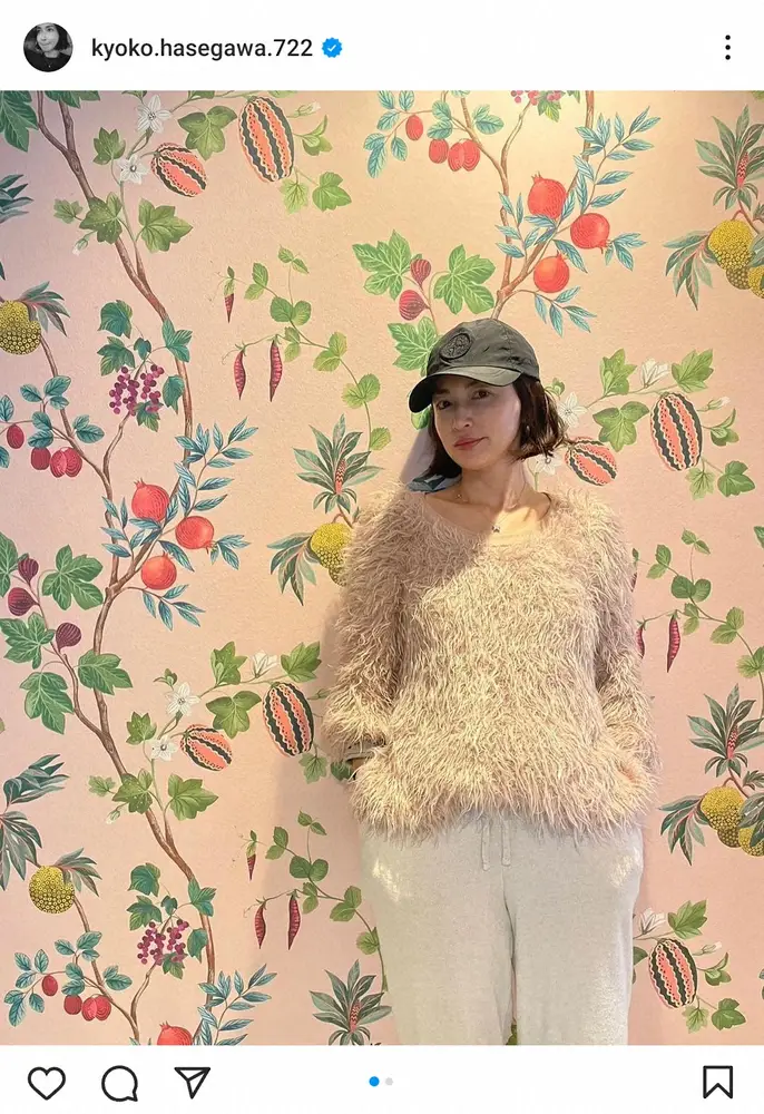 【画像・写真】長谷川京子　「お昼過ぎまで顔も洗わず怠惰な生活」披露も華やかすぎる自宅キッチンが話題