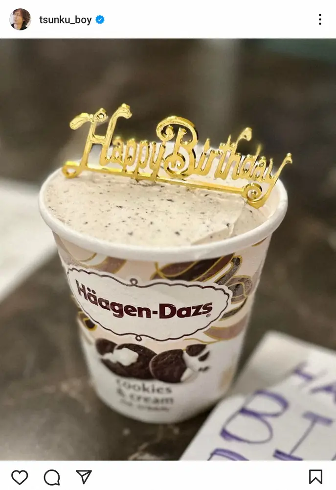 【画像・写真】つんく♂　妻のリクエストで用意した“誕生日ケーキ”に「さすが！」「素敵ですね」の声