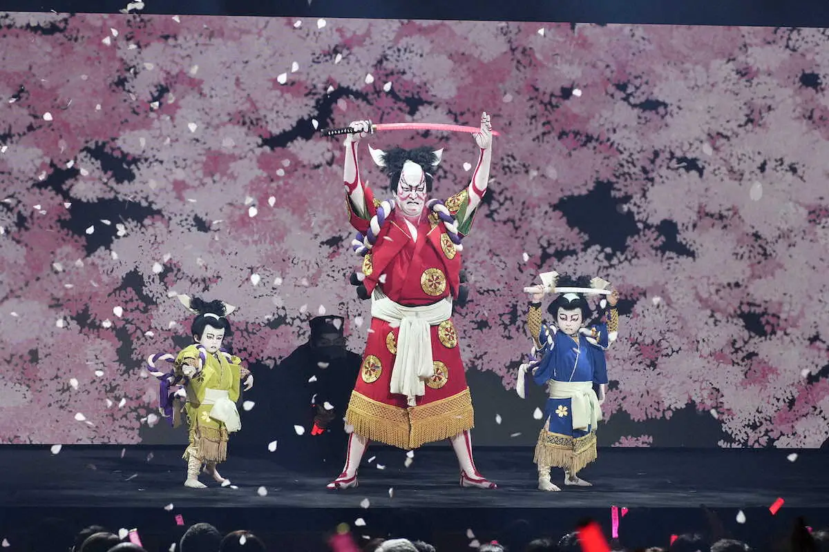 【画像・写真】中村獅童次男が堂々初お目見え　「十二月大歌舞伎」