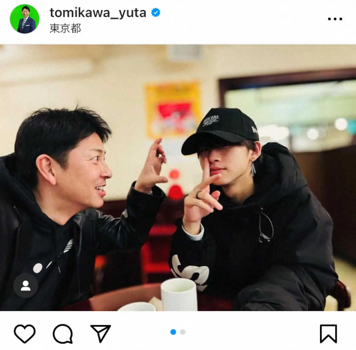 【画像・写真】富川悠太氏　「ジュノンボーイ」ファイナリストの愛息が「顔ちっちゃすぎません？」にファン「お父様譲り」