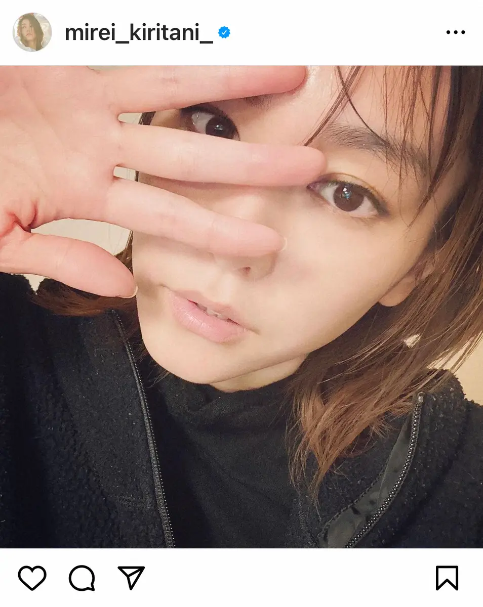 【画像・写真】桐谷美玲　ICL手術から1年…「心からやっていてよかったって」　部屋着の自撮りショットも披露