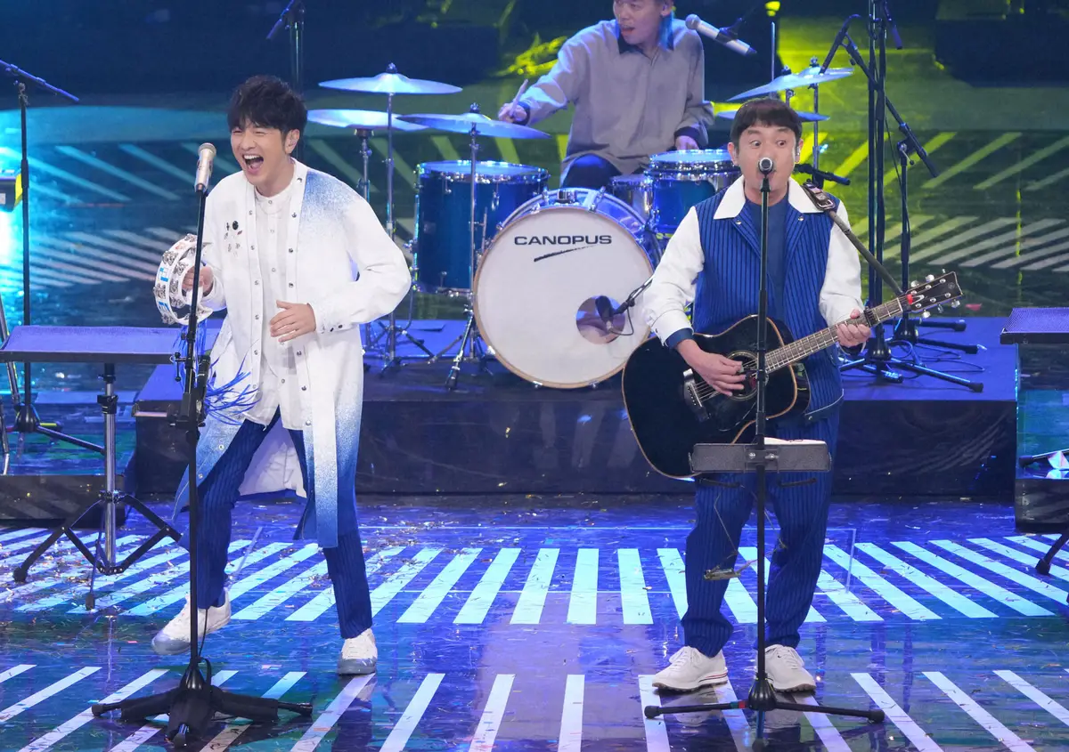 【画像・写真】ゆず&JO1「ゆJO1」が盛り上げた！　ネットも「めっちゃ楽しそう」「爽やか～」