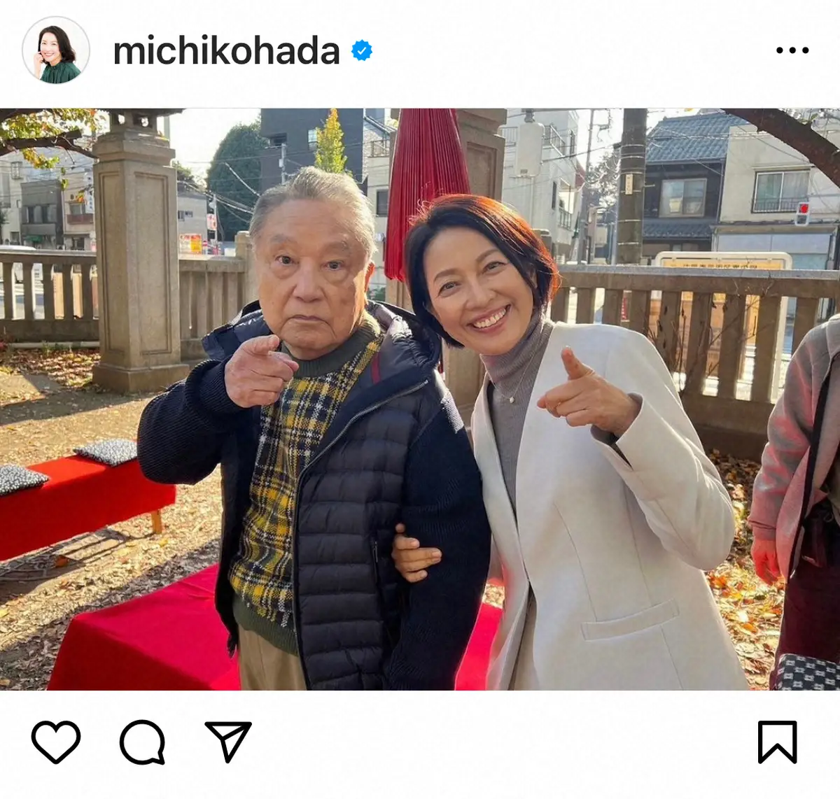 【画像・写真】羽田美智子　テレ朝「おかしな刑事」撮了に感慨「胸がいっぱいで…」　伊東四朗との“父娘”ショットも