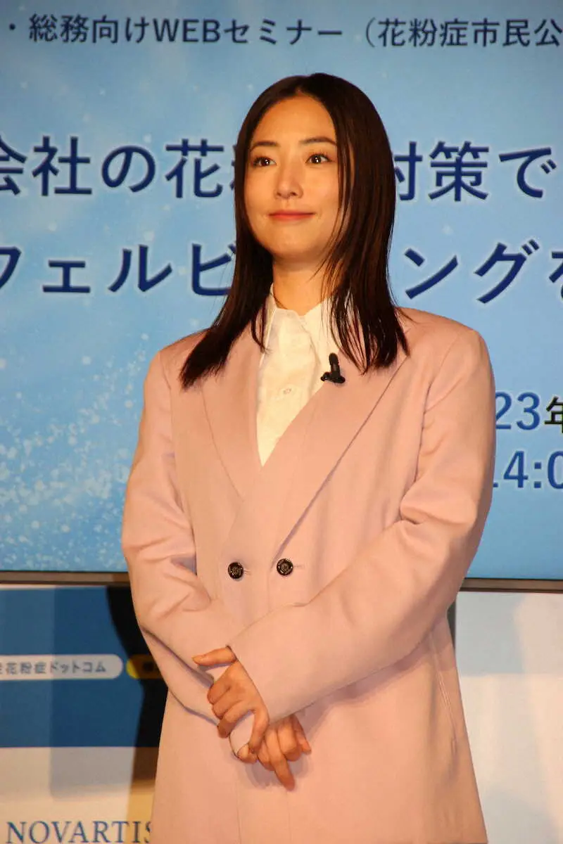 【画像・写真】MEGUMI　15年前から花粉症で悩み「ひどいときには肌がただれることも」　離婚協議には言及せず