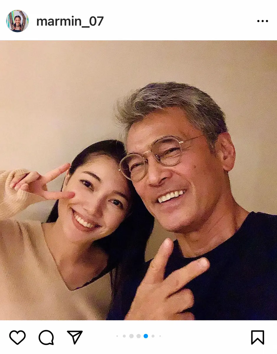 【画像・写真】渡辺裕之さん次女・磨裕美　思い出写真とともに「親友」父への思いつづる「素敵な家族をくれてありがとう」