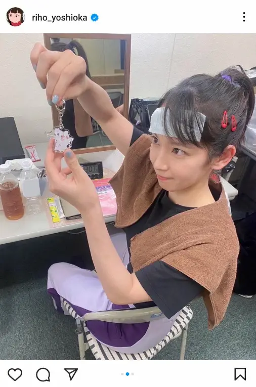 【画像・写真】吉岡里帆　激レアショット“おでこに冷えピタ”公開に「めちゃめちゃ可愛いー」「やっぱ美人だね」