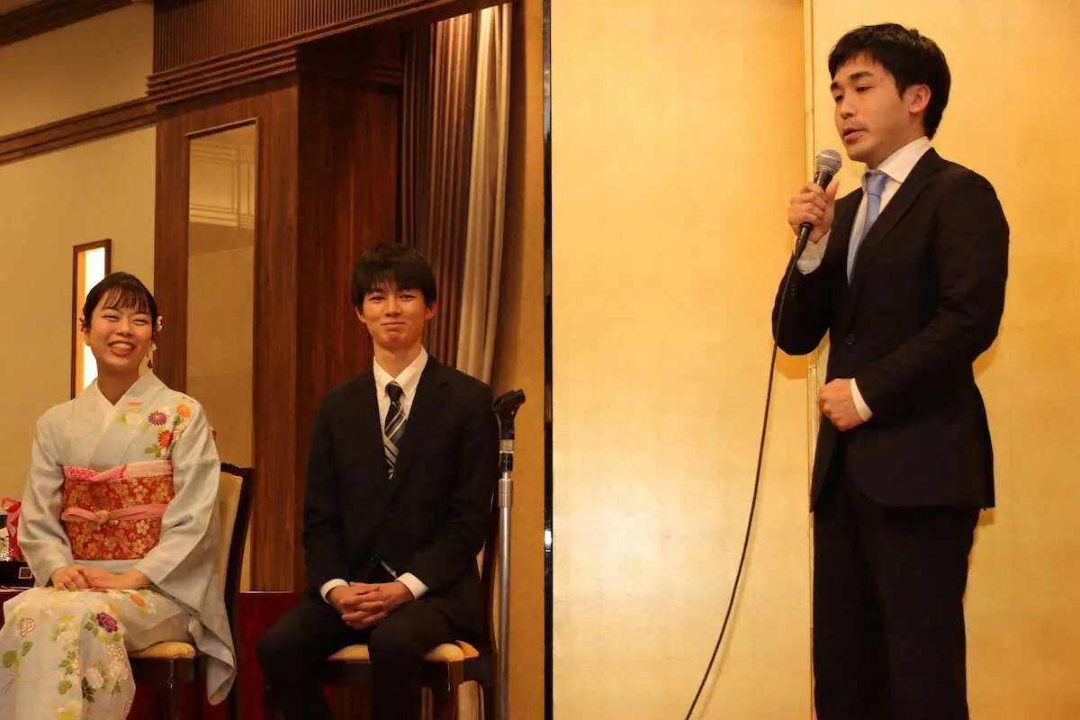 【画像・写真】菅井八段　打倒藤井王将エール　上野裕寿四段に「将棋界にはスーパースターがいるが、10年頑張れば…」