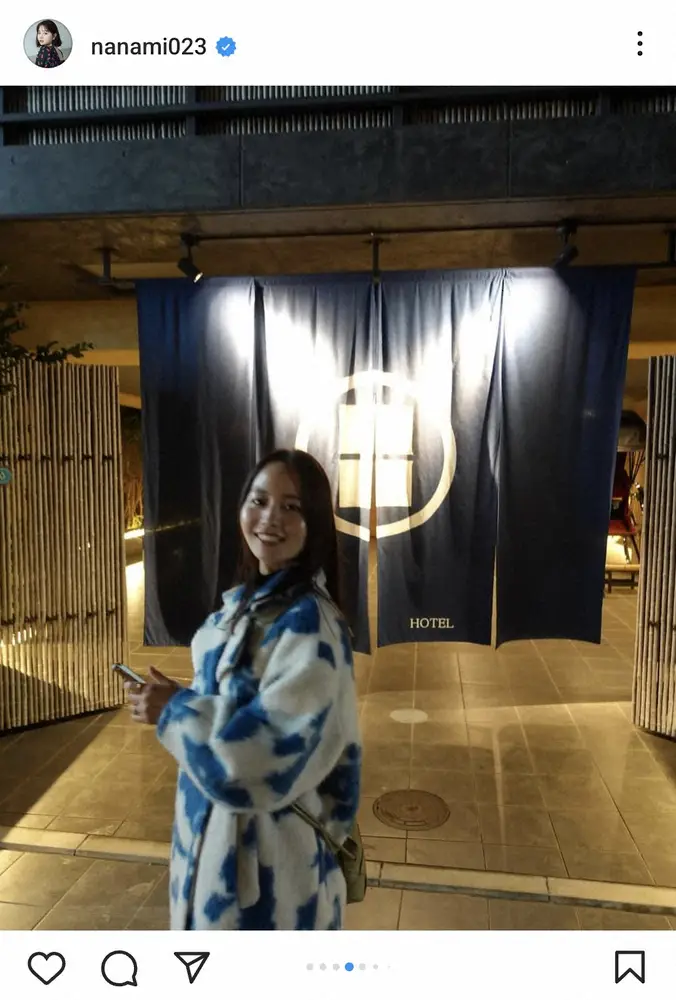 【画像・写真】堀北真希さんの妹・NANAMI　結婚1周年の夫婦ショット披露に「美男美女」の声　サウナ水着ショットも