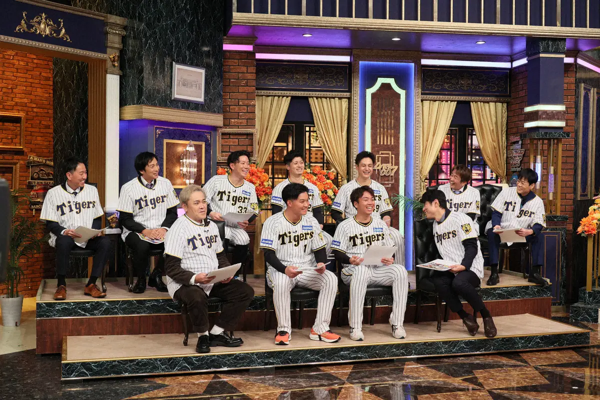 【画像・写真】阪神・岡田監督は未来人？　日本一虎戦士が「しゃべくり007」で珍回答連発　謎の女性も登場