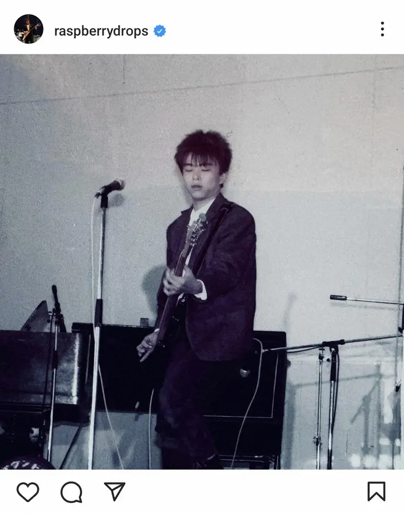 【画像・写真】武田真一アナ　文化祭でベース弾く高校時代の姿披露に「かっこいい」「レアですね」「かわいい」の声