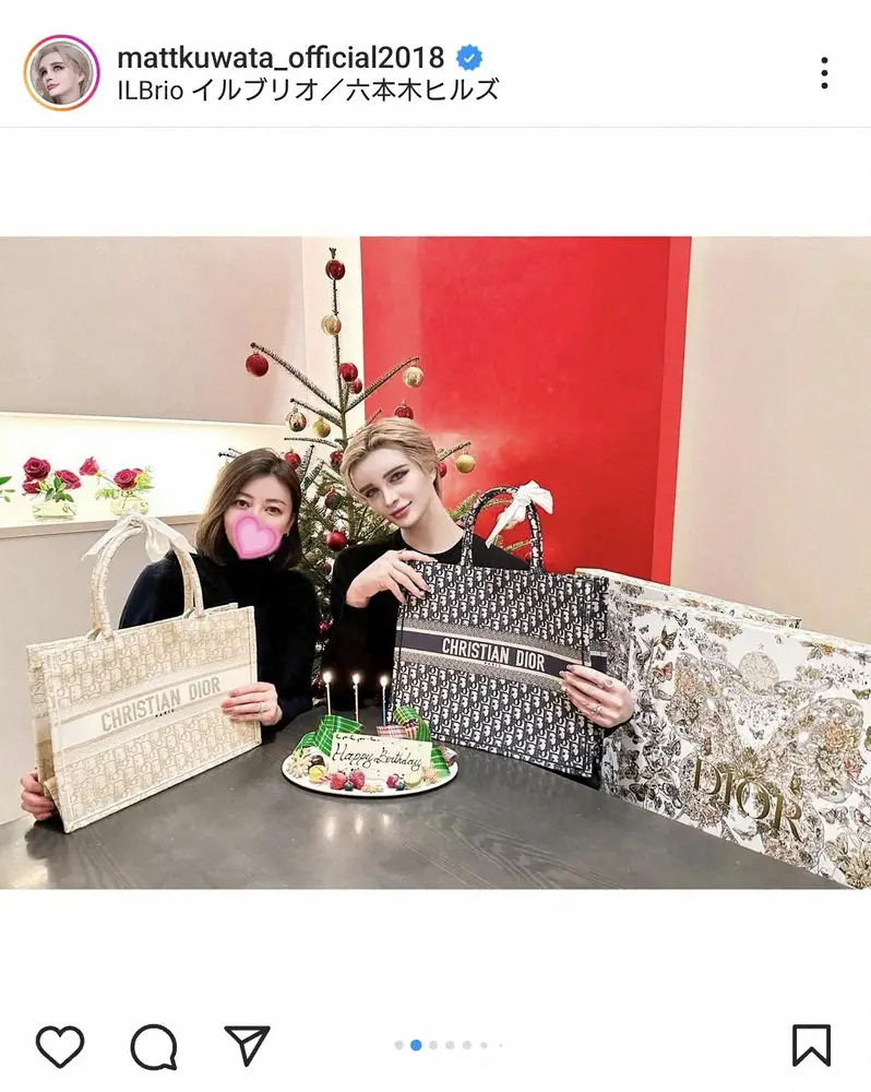 【画像・写真】Matt「感謝の気持ちでいっぱい」母の誕生日を祝福　2ショットに「美人すぎ」「可愛いママ」「お綺麗」