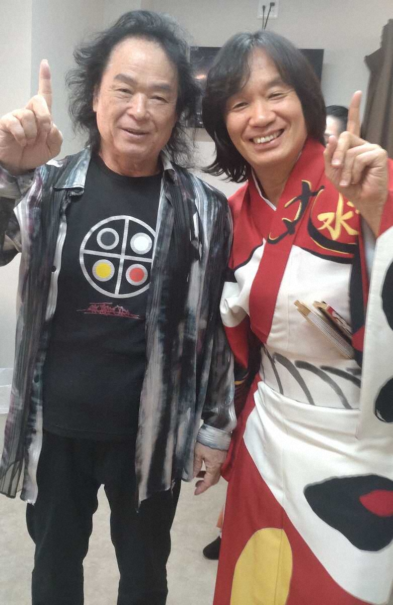 【画像・写真】河内家菊水丸、喜納昌吉と四半世紀ぶり共演　父が師匠でロックとの融合にシンパシー…当時から意気投合