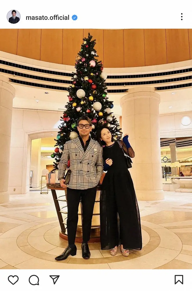 【画像・写真】魔裟斗　「ディナーショーへ！」矢沢心とのドレスアップ夫婦ショットに「最強夫婦憧れ」「センス良い」の声