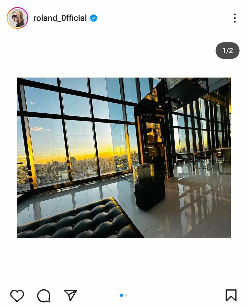 【画像・写真】ローランド　大掃除で床ピカピカ「世界一清潔な自宅」に　「家汚いやつは仕事ができない」の持論も披露