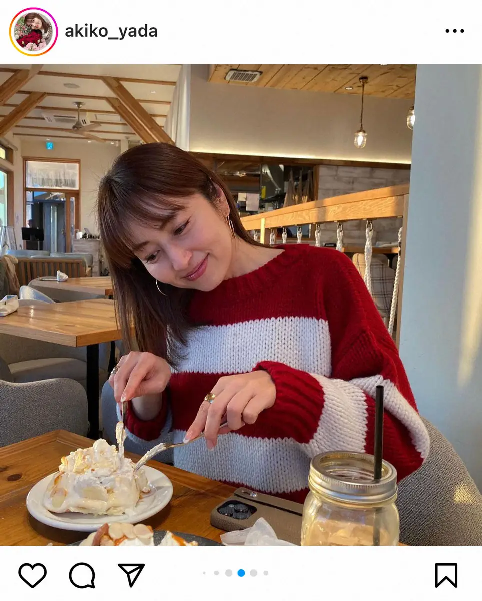 【画像・写真】矢田亜希子　“お兄ちゃん”と笑顔の2ショット「今年は集まれた！いつもの忘年会！嬉しい！」