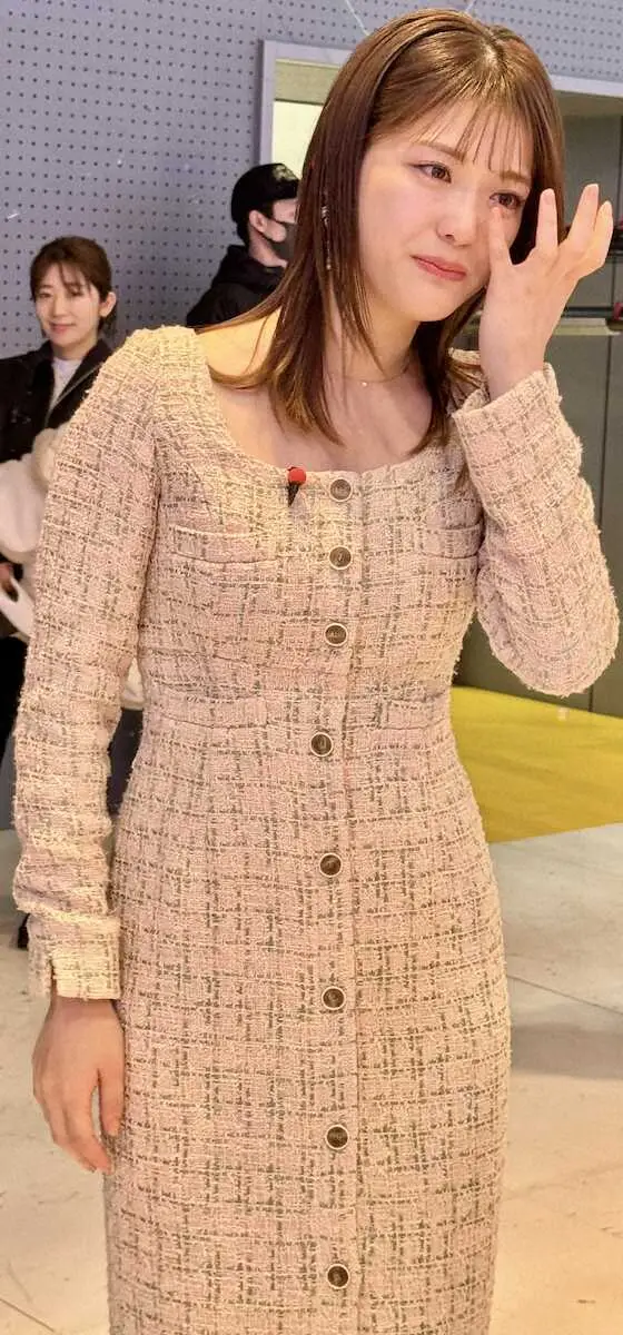【画像・写真】松村沙友理　報道特番でコメンテーター　終了後に感極まって涙