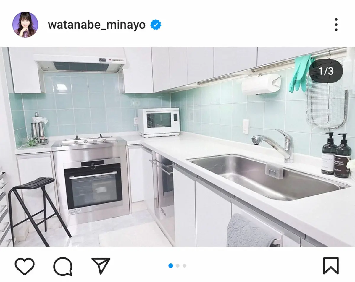 【画像・写真】渡辺美奈代　手作り豪華おせち作り報告、年越しそば終え、ピカピカキッチンで「リセット完了」