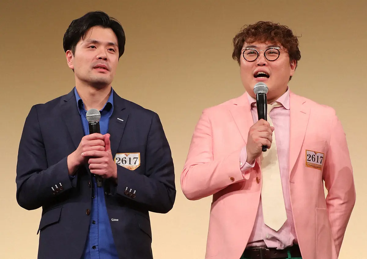 【画像・写真】マユリカの阪本（左）と中谷