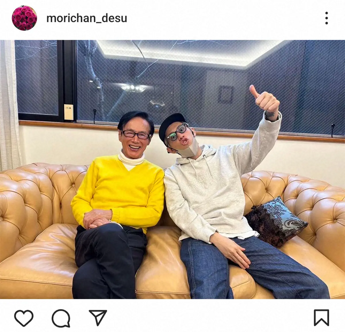 【画像・写真】森進一　長男のワンオクTakaと正月に再会したと報告「自作のカレーライスで歓迎!!」