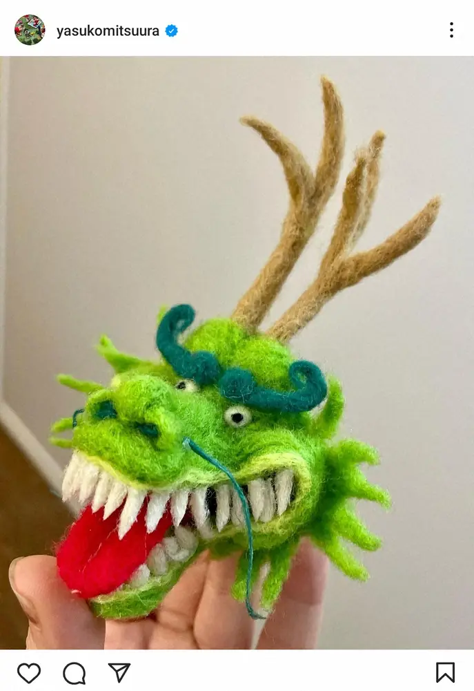 【画像・写真】光浦靖子　今年の手芸最新作披露に「大作だ」「こんなのもできちゃうんですね」の声