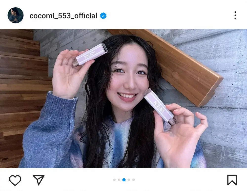 【画像・写真】“コスメオタク”のCocomi　「ガチでお気に入りのメイクの推し達」を紹介する新企画スタート