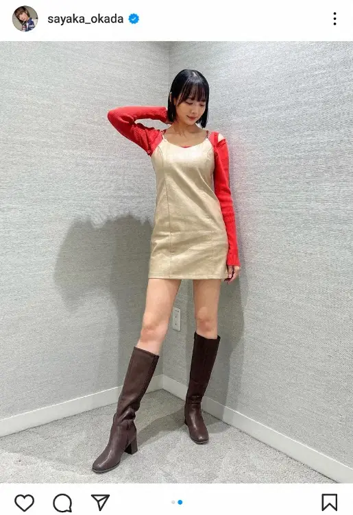 【画像・写真】“役満ボディー”岡田紗佳　ノースリーブ・ショット公開に「カワイイ」「悩殺されます」「美脚」