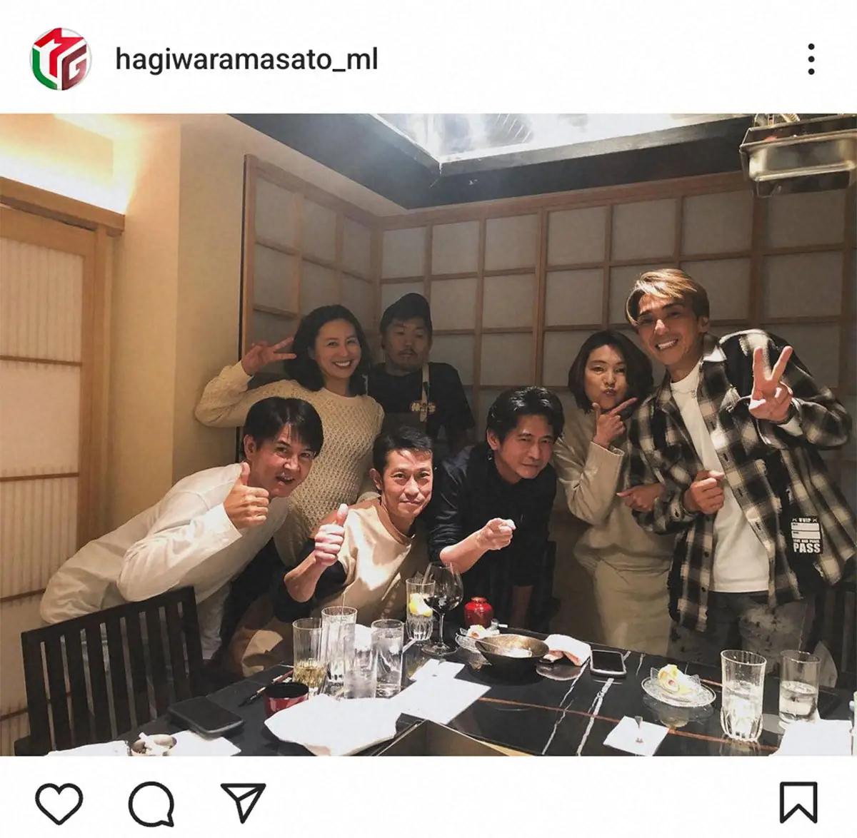 【画像・写真】萩原聖人「3年B組金八先生」同窓会報告　オートレーサーの森且行も出席に「素敵すぎます」の声