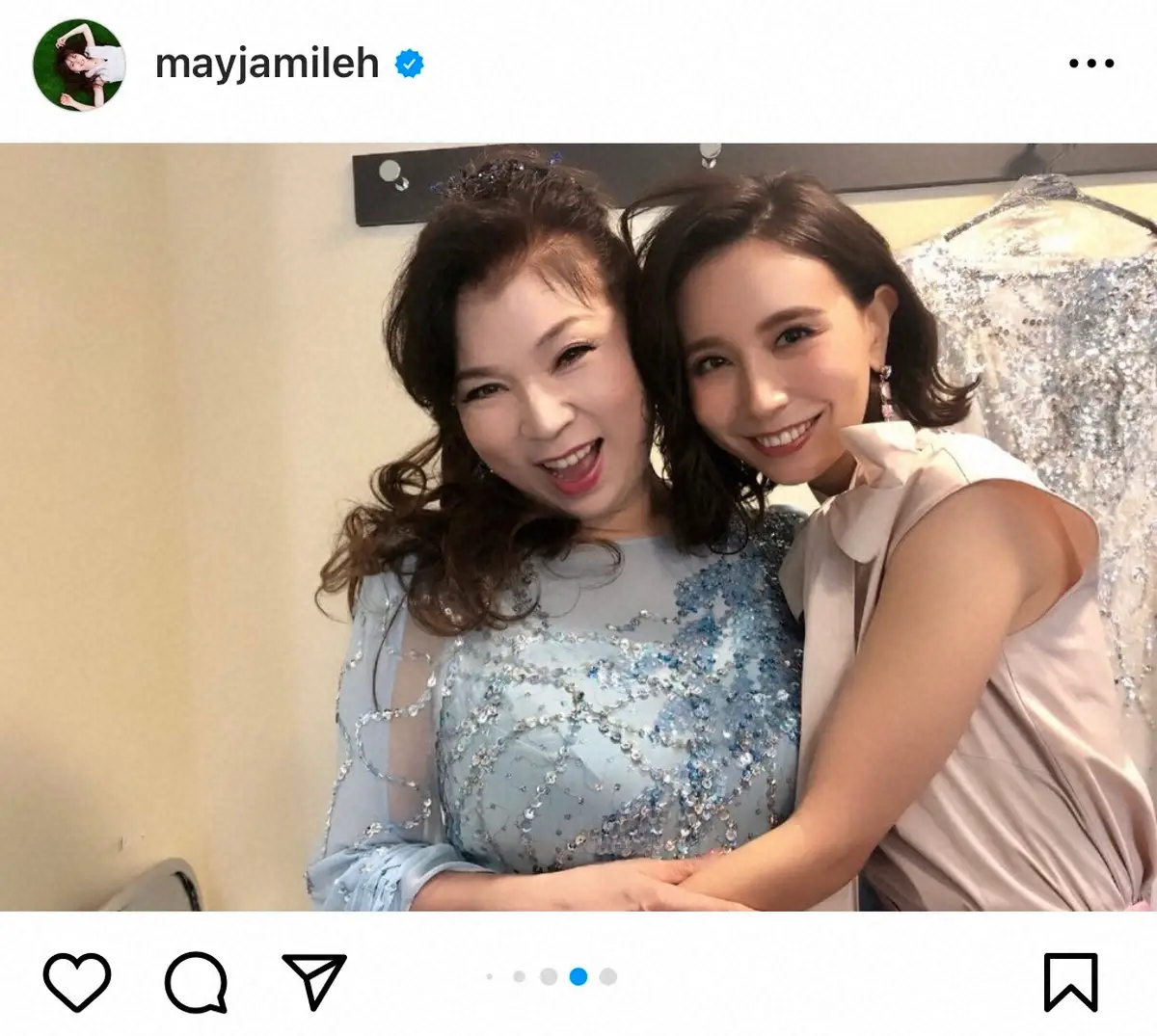 【画像・写真】May.J“音楽業界の母”八代亜紀さん追悼　旧姓が一緒で親密に…ドレスのプレゼントやデュエットも