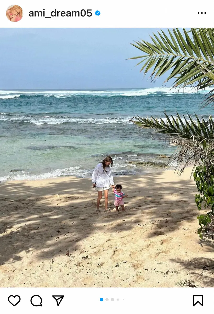 【画像・写真】Dream Ami　正月に初めて愛息とのハワイ旅行報告「海外旅行なんて行ってもいいものかと…」