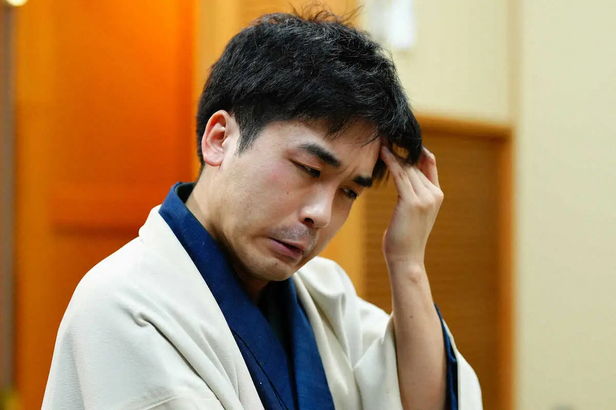 【画像・写真】菅井八段　四間飛車で敗れる　A級順位戦は2敗に後退　20、21日の王将戦第2局、三間か四間飛車か?
