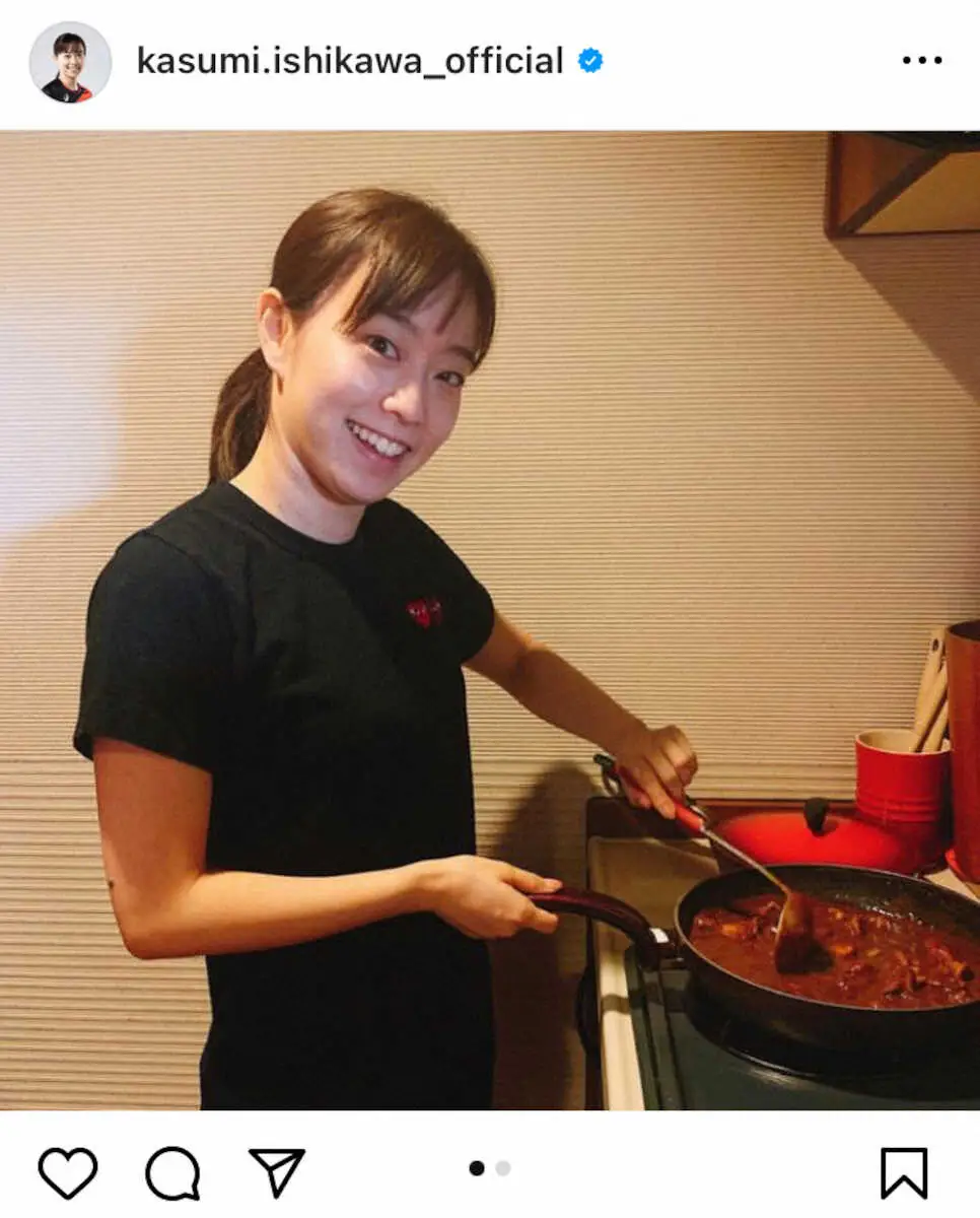 【画像・写真】石川佳純さん　料理でかわいい失敗談　友人に味噌汁ふるまったが…「気合入れすぎて」まさかの味に