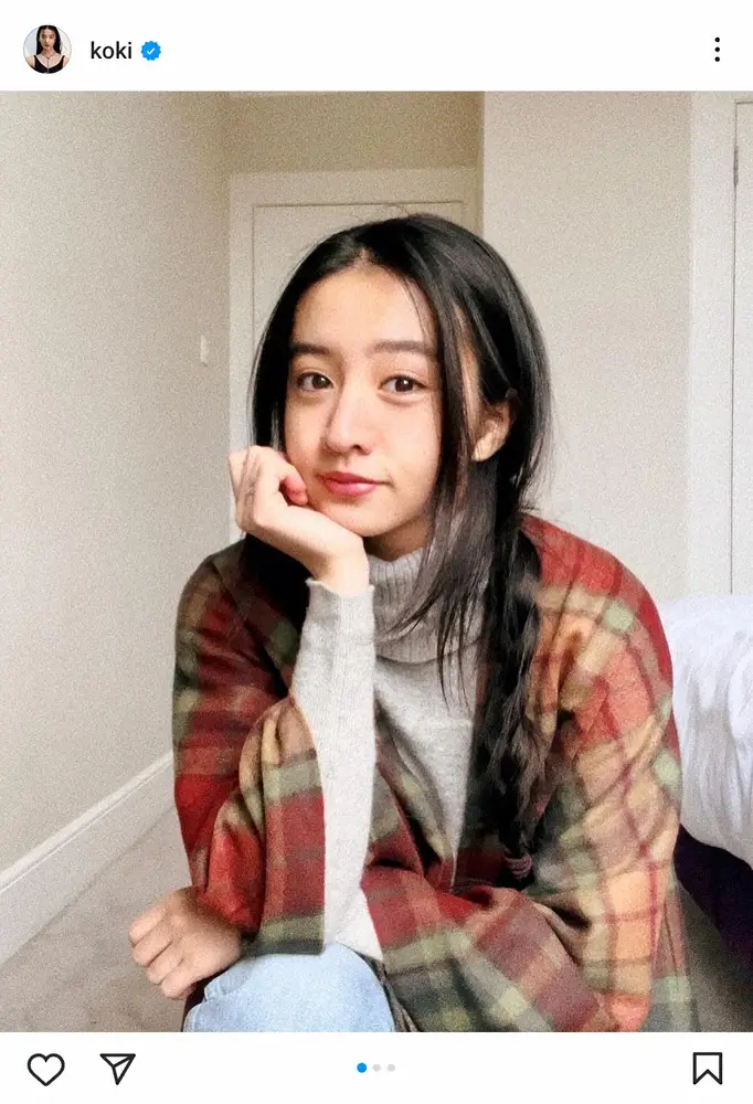 【画像・写真】Koki　海外で撮影準備中？「日課になっているここさんとのビデオ電話でパワーをもらってます」