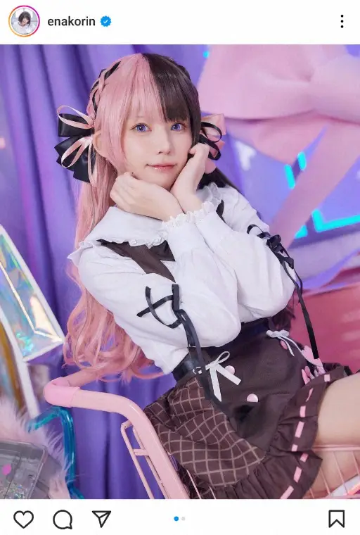 【画像・写真】えなこ　ミニスカ“橘ひなの”コスプレ披露に「JKに見えるね～」「どのキャラでも可愛すぎ」