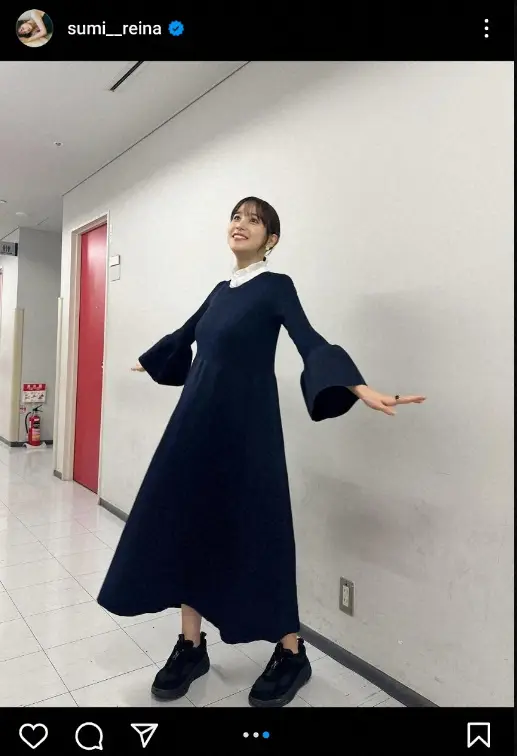 【画像・写真】鷲見玲奈“驚きの価格”のマタニティー・ファッション披露に「39万円に見える」「すっかり妊婦さん」