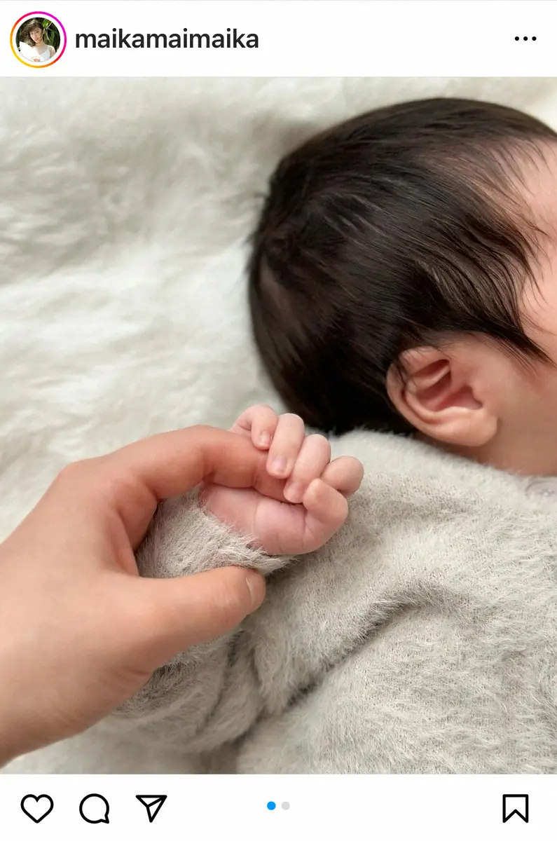 【画像・写真】元放課後プリンセス・宮下舞花　第1子となる長男をクリスマスイブに出産「大切な命を守りぬくと」