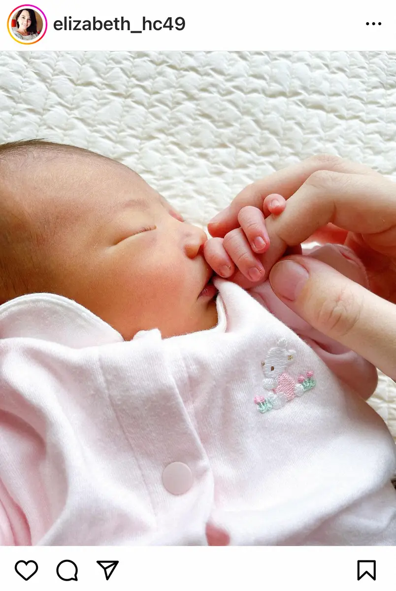 【画像・写真】元「every.」キャスター、ハードキャッスル・エリザベスが第1子出産　21年9月に結婚　海外拠点に
