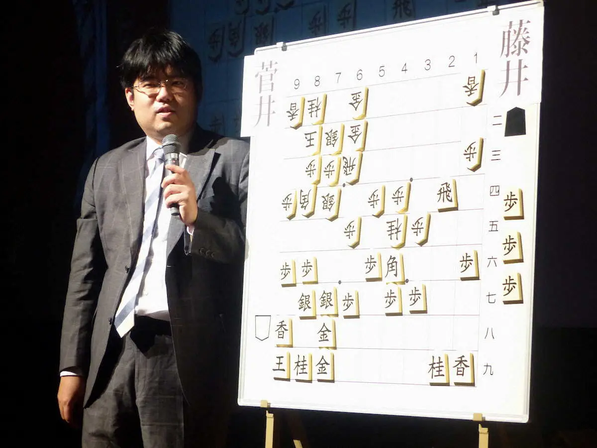 【画像・写真】【王将戦】糸谷哲郎八段　藤井王将は「20手先を考えているんじゃないか」　大盤解説会で異次元ぶりを表現