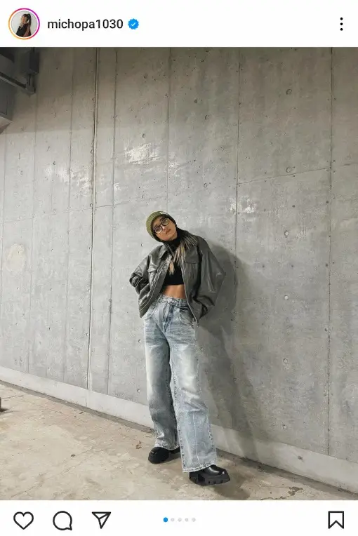 【画像・写真】みちょぱ　“美腹筋”ショット披露に「クビレえぐ！」「カッコイイ」「足長おねーさん」