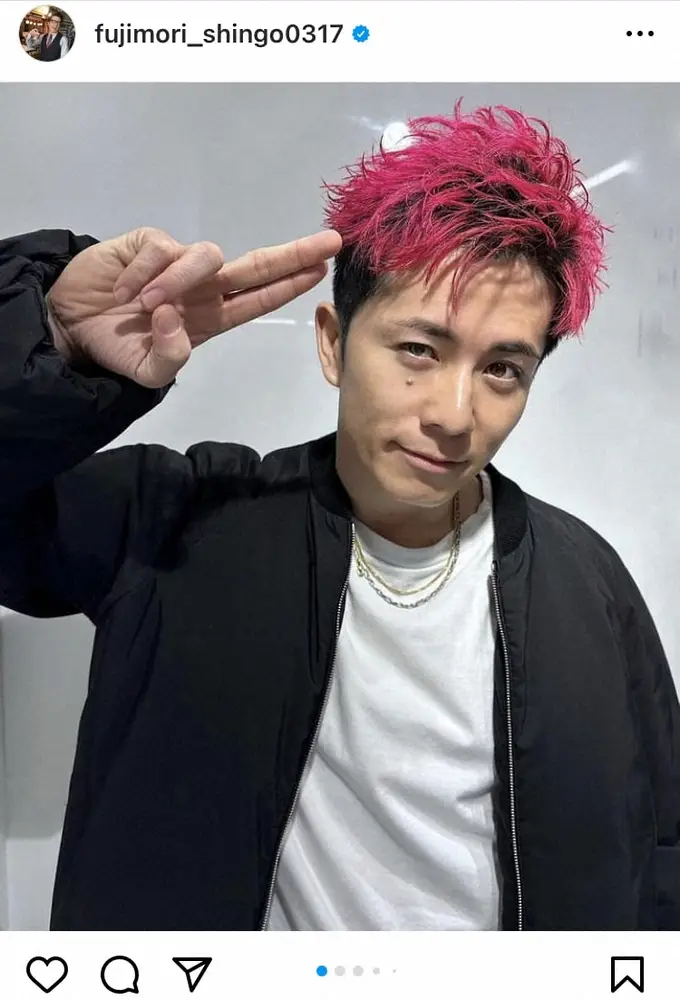 【画像・写真】オリラジ藤森「渋谷一チャラい」40歳でド派手な“ピンク髪”をファン絶賛「華があって美イケメン」