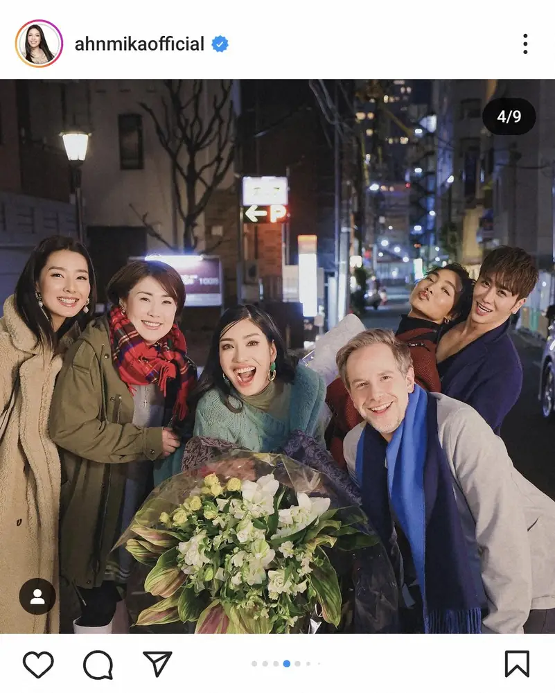 【画像・写真】アンミカ　人気歌手、女子プロゴルファーらが夫の誕生日会に集合　豪華ショットに「素敵なお仲間さん達」