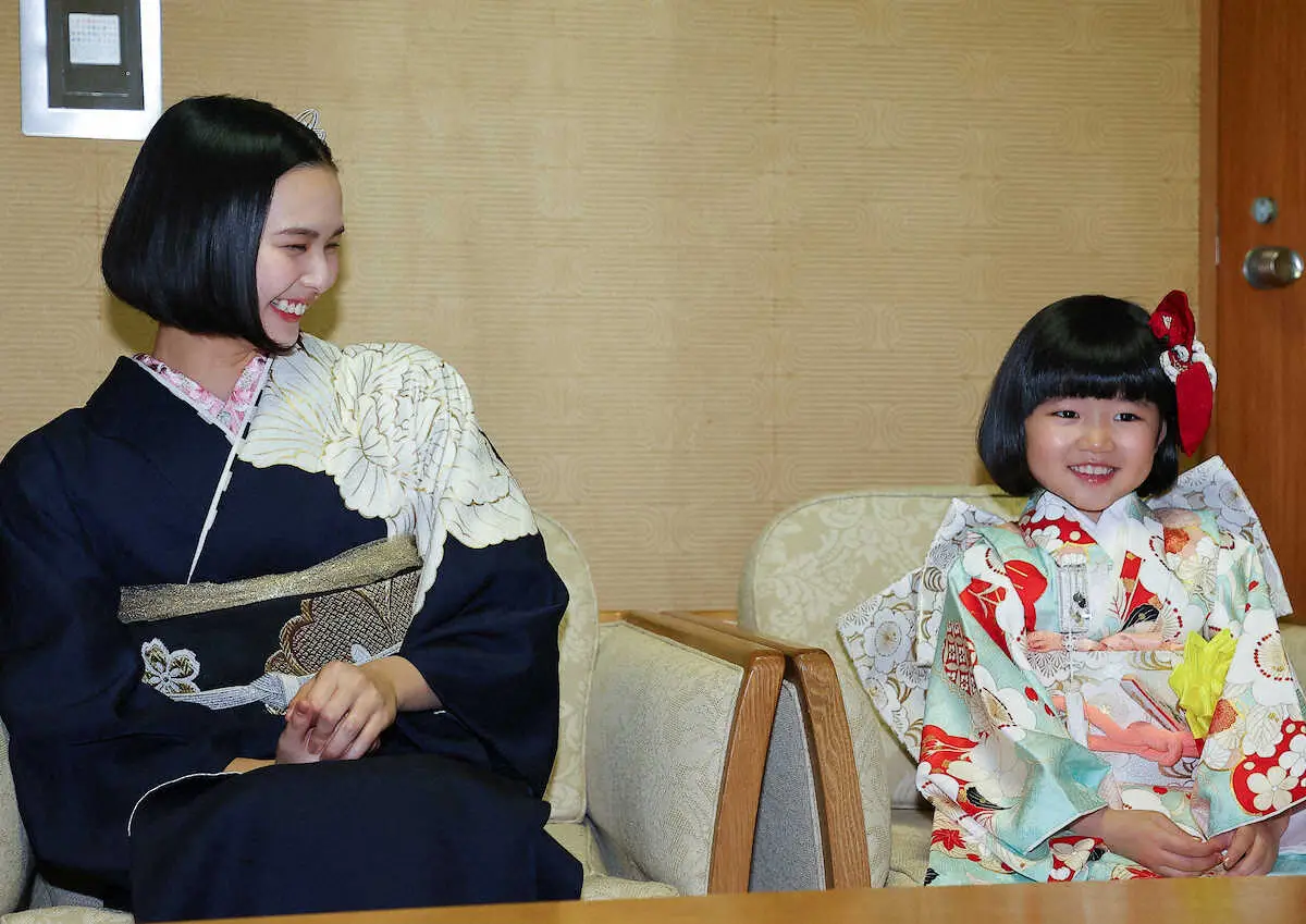 【画像・写真】白河れい、永尾柚乃が成田山で豆まき　永尾は吉高由里子から「すごいね！」と褒められる