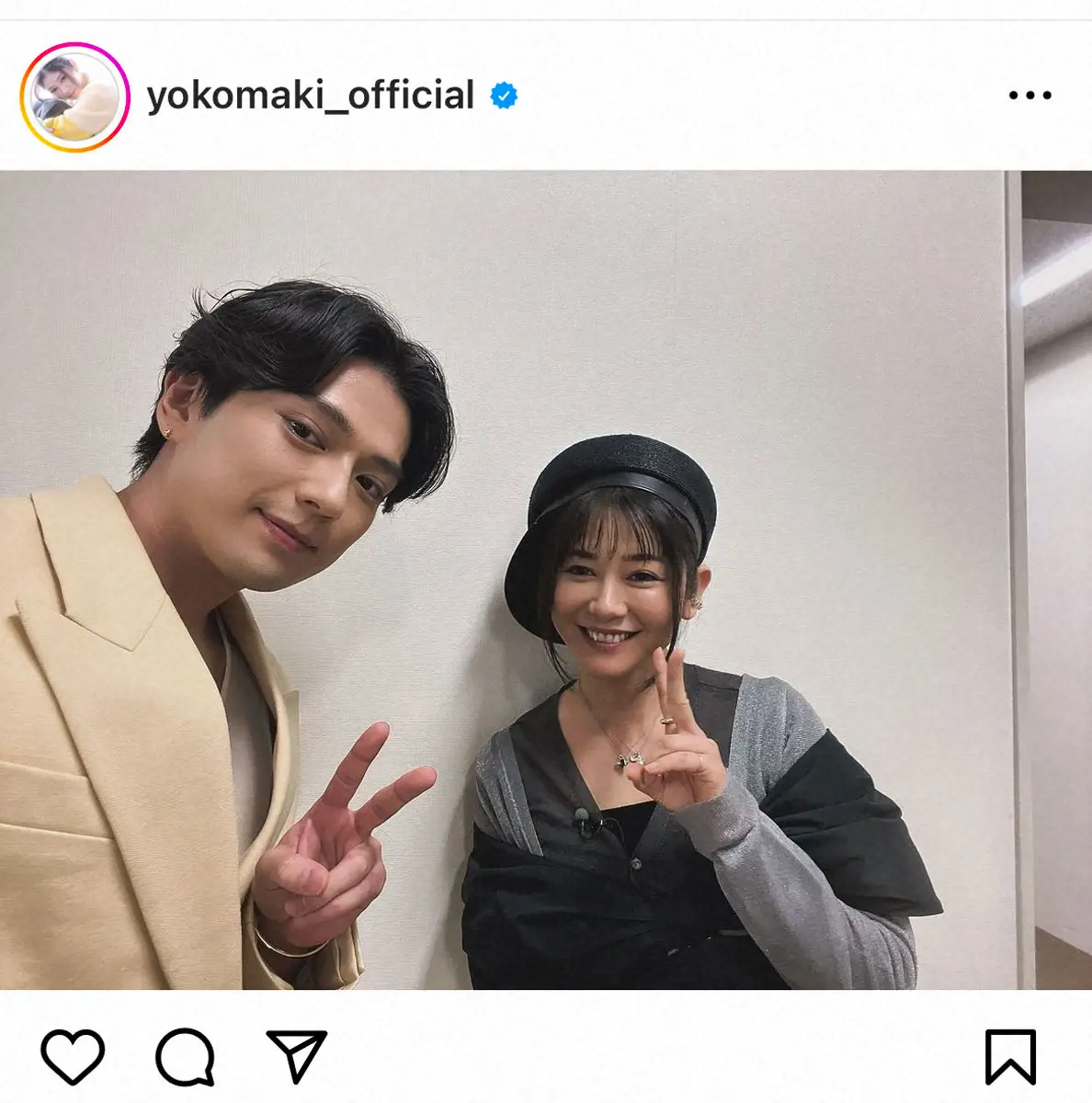 【画像・写真】真木よう子のインスタグラム（@yokomaki_official）から