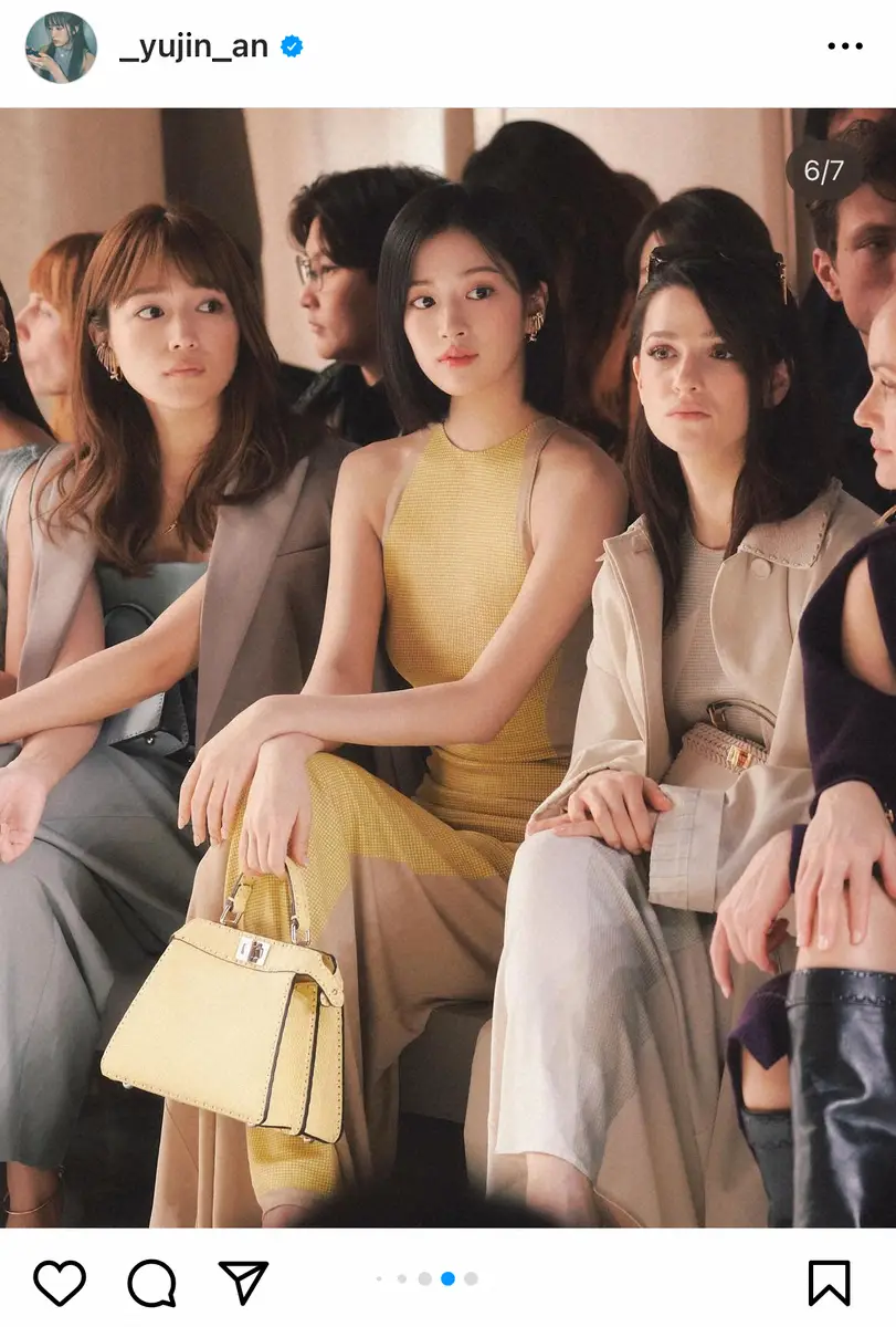 【画像・写真】IVEユジン　川口春奈との自撮りショットに大反響「すごい世界線」「なんか感動」「破壊力やばっ」の声