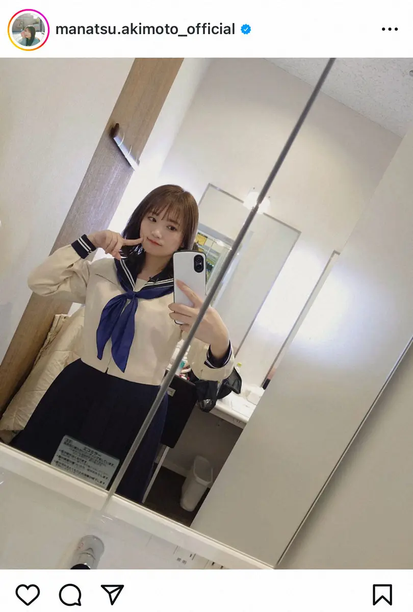 【画像・写真】秋元真夏公式インスタグラム（@manatsu.akimoto_official）から