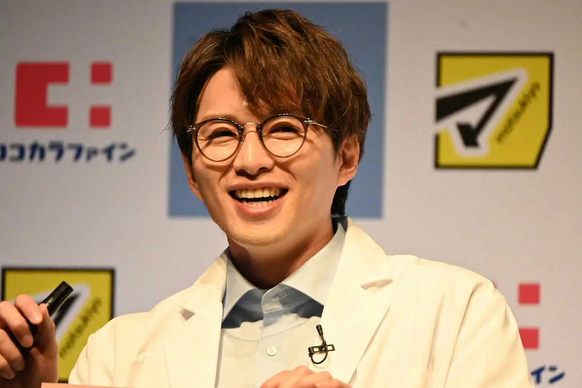 【画像・写真】白洲迅　美意識高め…日常から独自スキンケア「お風呂で冷水を」　笑顔でイベント　16日に第1子誕生発表