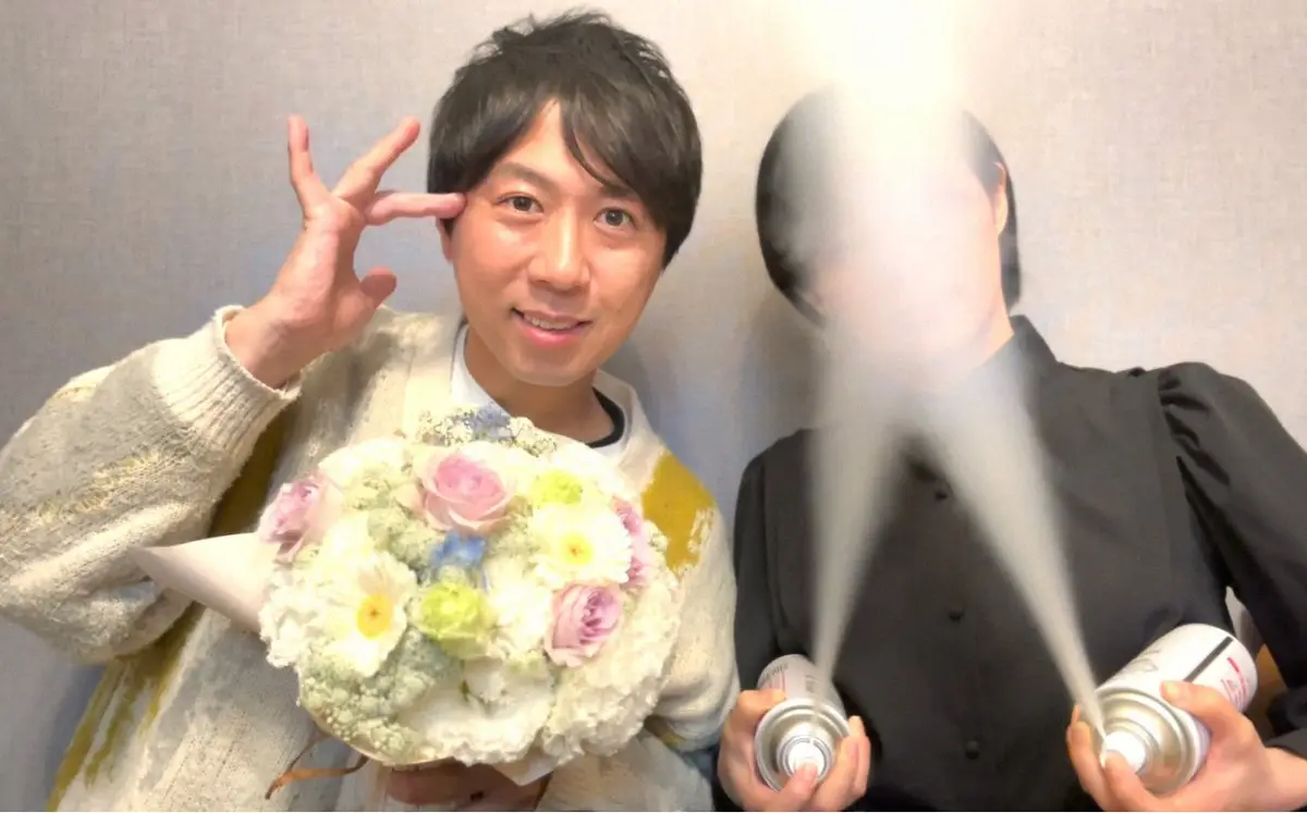 【画像・写真】“スプレー芸”ヤジマリー。「独身生活シューーーーー了」　結婚発表に芸人仲間からも祝福の声