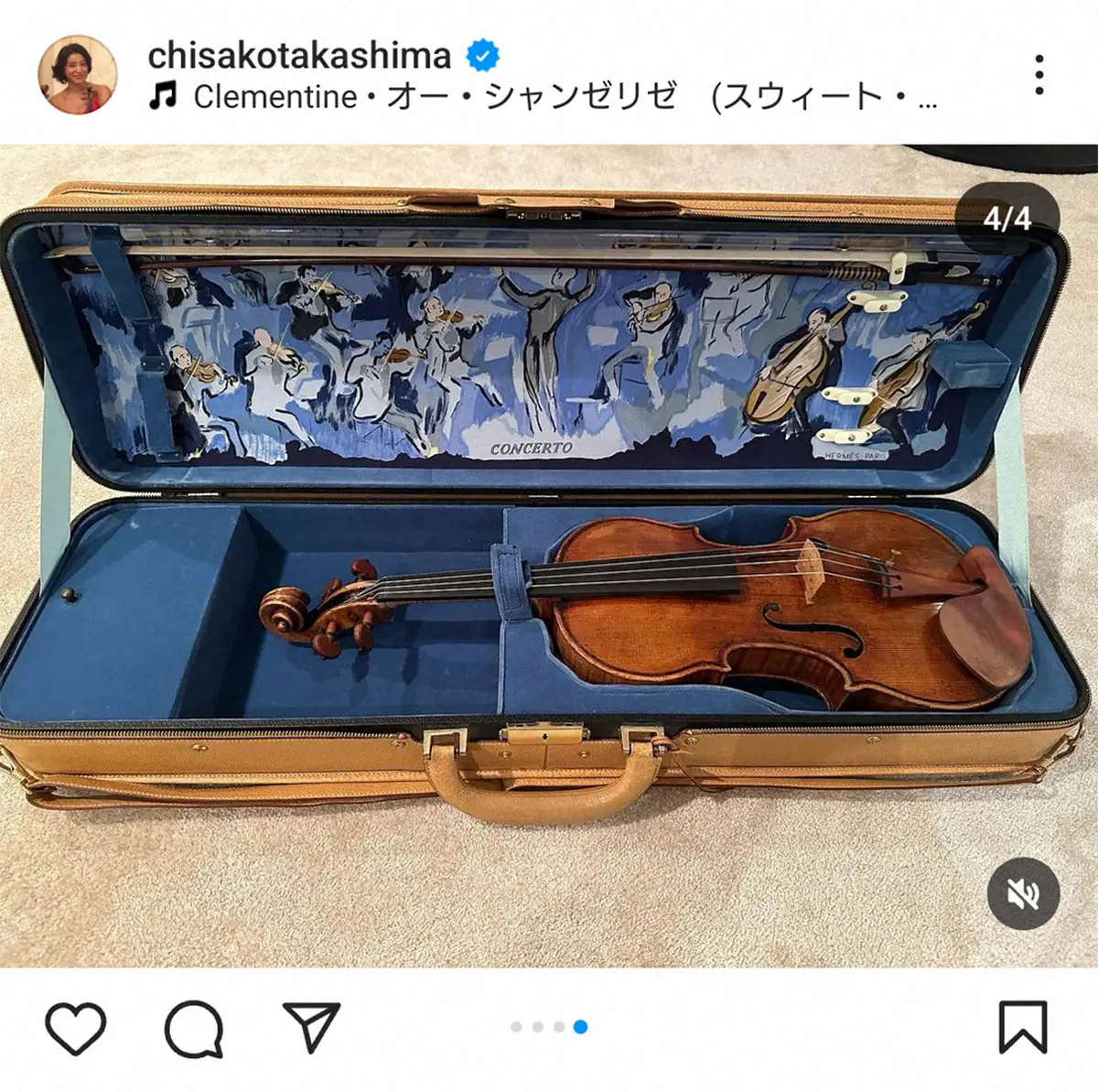 【画像・写真】高嶋ちさ子インスタグラム（@chisakotakashima）から
